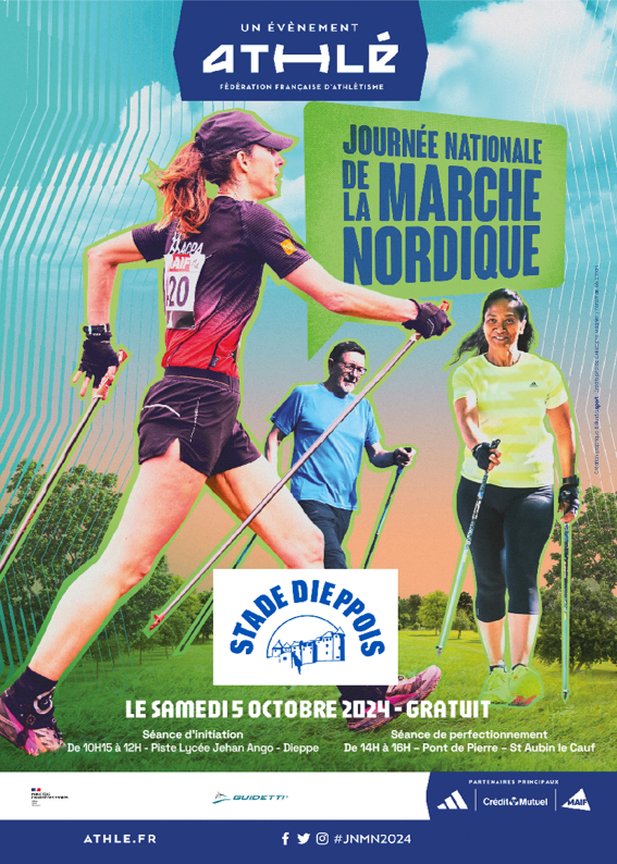 Le Stade Dieppois organise sa Journée nationale de marche nordique