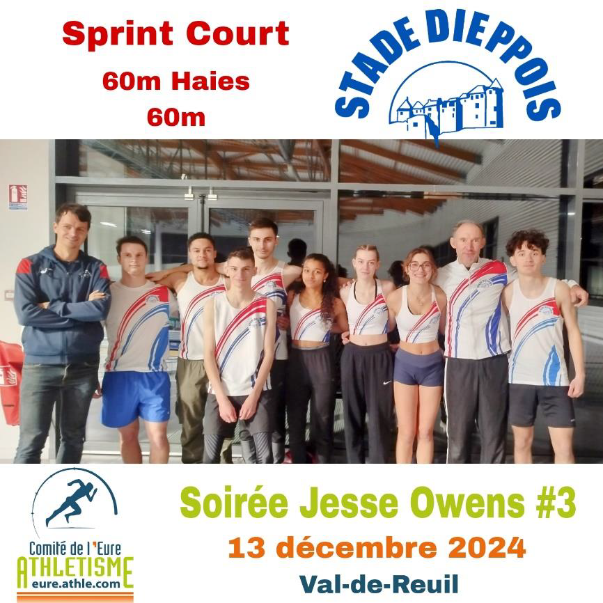 Soirée Jesse Owens #3 ~ Sprints courts