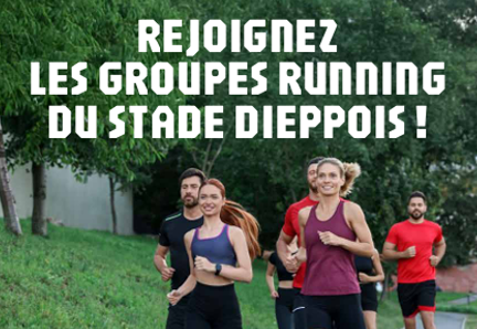 Rejoignez les groupes running du Stade Dieppois !